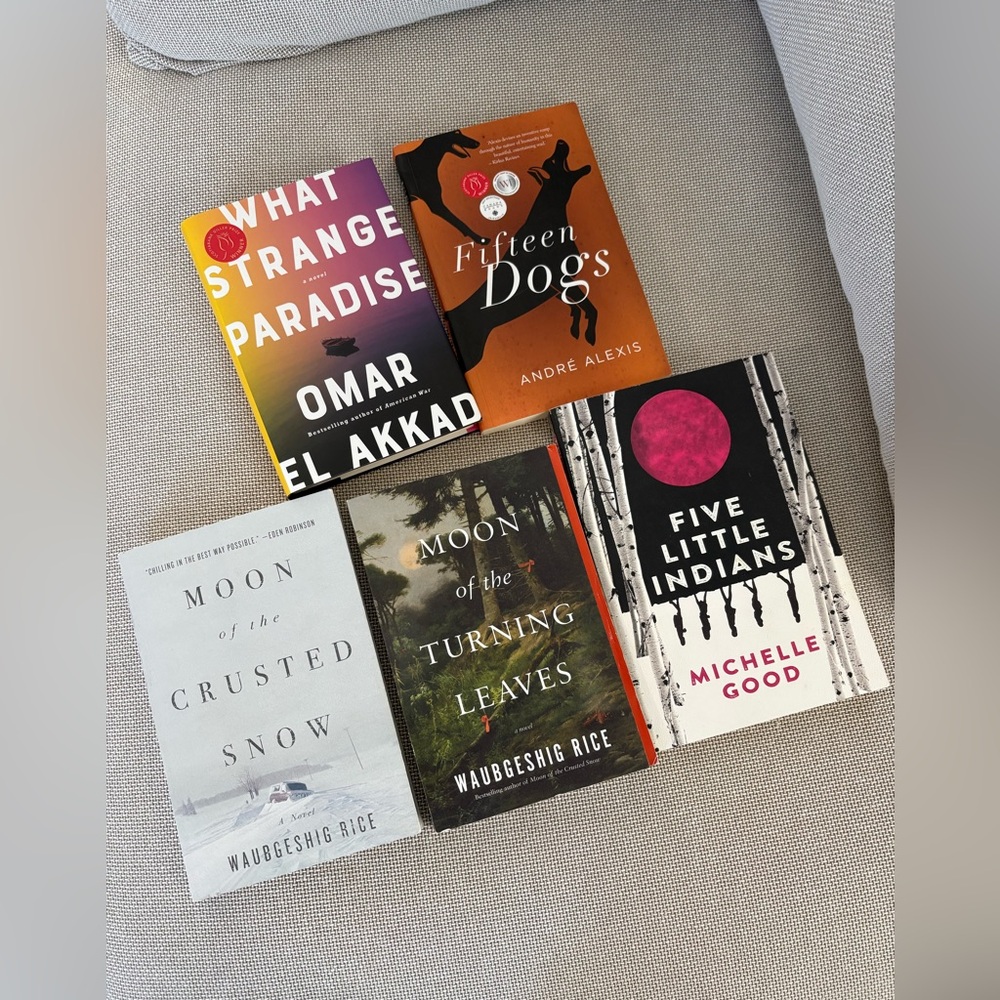 CBC Reads Books (x5) Moon Crusted Snow, Turning Leaves, 5 Little Indians, 15 Dog